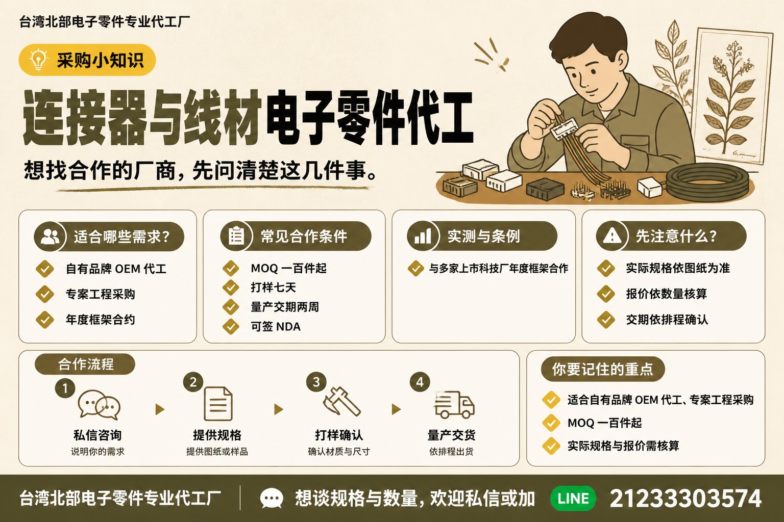 电子零件代工示范图温润质感图卡（标准）